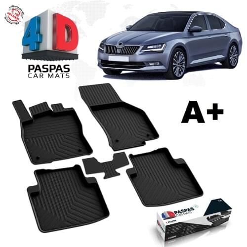 FOR SKODA SUPERB BRAND CAR RUBBER MAT SPECIAL DESIGN LUGGAGE CARPET UPHOLSTERY INTERIOR ACCESSORIES 2015 2016 2017 2018 2019 2020 2021 MODEL