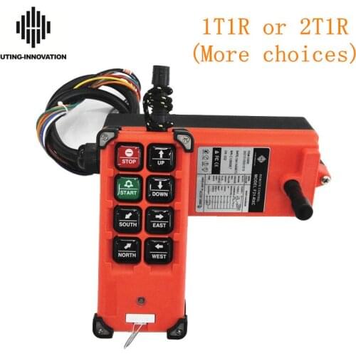 Free Ship Industrial Crane Wireless Remote Control F21-E1B Switch for Hoist Crane Lift AC 380V 220V 36V 12V 24V 18-65 65-440V