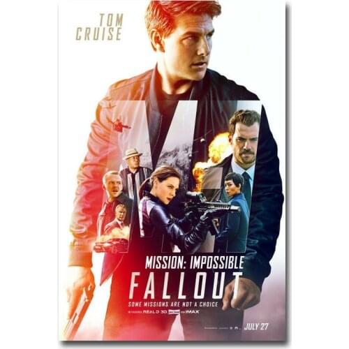 D0674 Mission Impossible Fallout Movie Silk Fabric Poster Art Decor Indoor Painting Gift