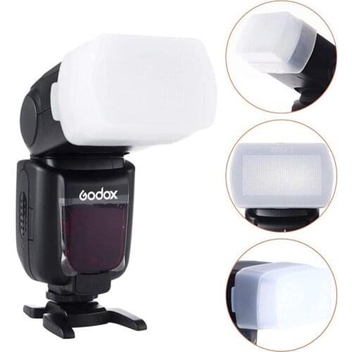 GODOX Flash Diffuser Dome Bounce for Canon Speedlite 580EX 580EX II Viltrox JY-680A JY-680CH TT685 V860II TT600 YONGNUO YN-560
