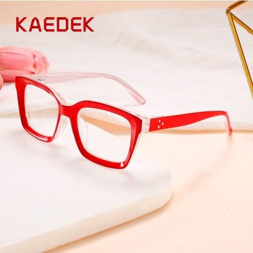 KAEDEK +1.0 1.5 2.0 2.5 3.0 3.5 4.0 Diopter Reading Glasses Men Women Unisex Eyeglasses Retro Anti-blue Light Presbyopia Eyewear