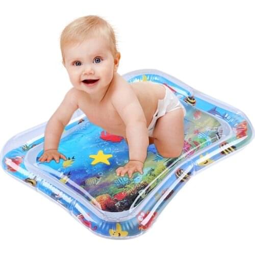 Summer Inflatable Baby Water Play Mat Toddler Water Play Mat Swimming Pool Bath Mat Swimming Pool for Kids