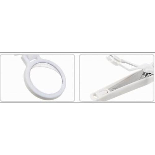 Nail care series multifunctional nail clipper with magnifier nail edge cutter magnifying glass with hand lens as manicure tool