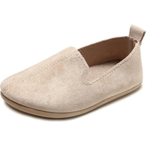 Spring Four Colors Boys Girls Moccasin Loafer Casual Convenient Comfortable Soft Bottom Flats For Kids Toddler Baby Shoes 22-33