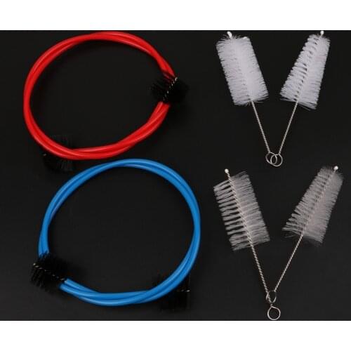 Brasswind Musical Instrument Trumpet Trombone Tuba Horn Cleaning Brush Set Tool Musical Instrument