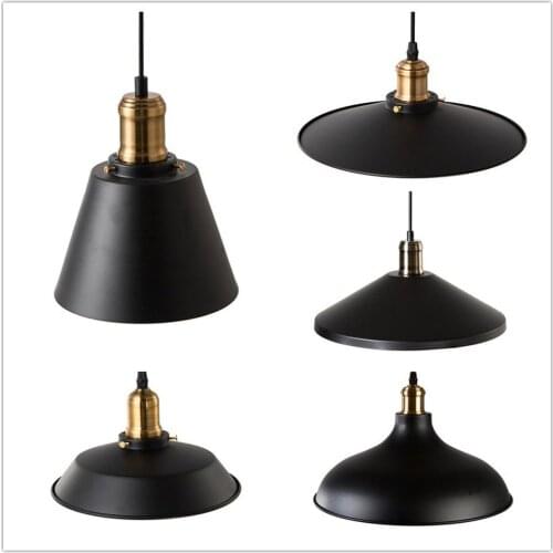 Hardware rotating retro chandelier finished kit metal wrought iron lampshade