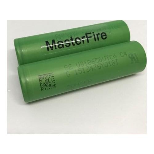 MasterFire 10PCS/LOT 18650 US18650VTC4 3.7V 2100mAh 30A VTC4 High Drain Rechargeable Lithium Battery Cell For Sony E-Cigarettes