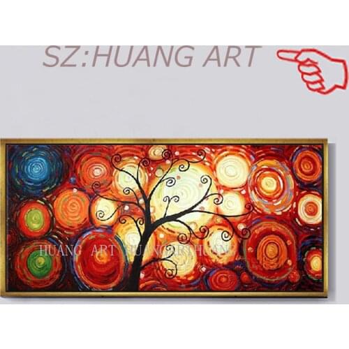 Scenery Rich tree OILPAINTING Hand painted oil painting Home Decoration High quality Art painting flower pictures Gift