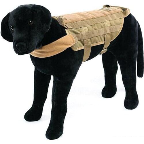 Tactical Service Dog Vest Adjustable Training Hunting Molle Army Vest Waterproof Military Bearing Harness Hunting Equipment