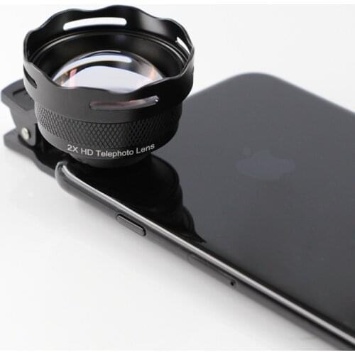 The 3rd Gen. phone telephoto lens, Original 2X Teleconverter Lens cell phone camera lens for iPhone Samsung XR Android phone