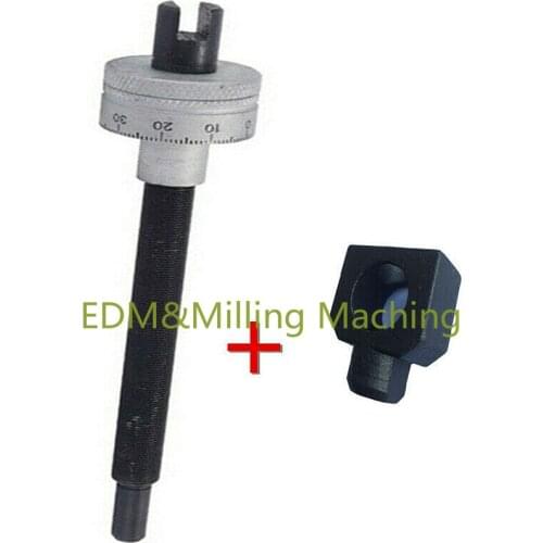 1Set High Quality Bridgeport Milling Machine Micro Feed Scale Rod+Stop Knob Vertical Mill Tool B161-164 About 210mm Durable New