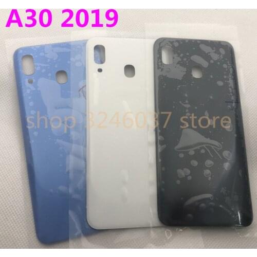 New A30 2019 Rear Panel Battery Glass Back Door Cover For Samsung Galaxy A30 A305 A305F A305DS Pre-adhesive stickers