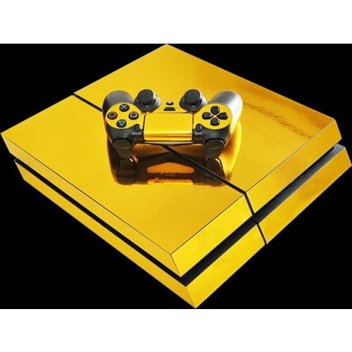 Yellow Style PS4 Skin Sticker for Playstation 4 Console & 2 Controllers Decal Vinyl Protective Skins Style 2