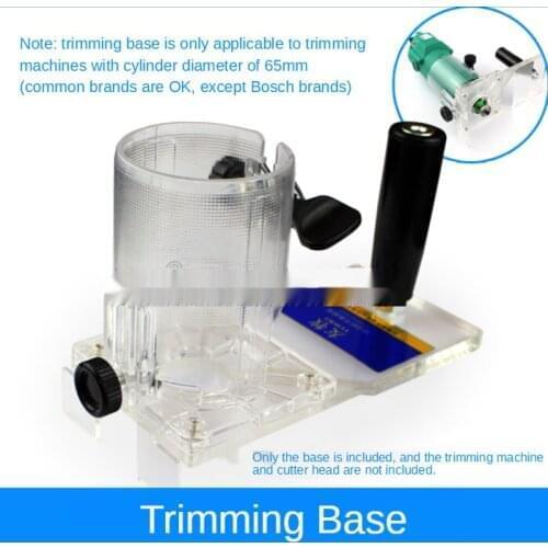 Hard Plastic balance board for electric woodworking trimming machine Trimming auxiliary accessories