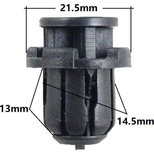 100 Pcs Auto Bumper Lower Rocker Moulding Rivet For VW FORD CHEVROLET Push in 14.5mm Fastener Clips