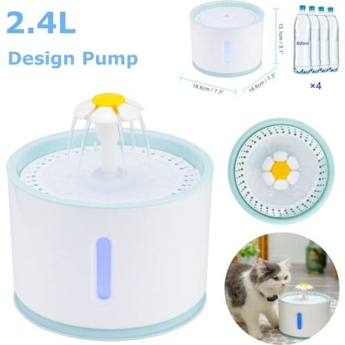 Automatic Cat Water Fountain For Pets Water Dispenser Large Spring Drinking Bowl Cat Automatic Feeder Drink Filter