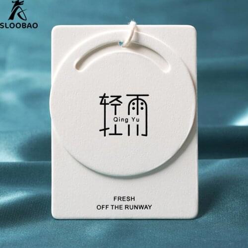 Customized Clothing Label Production Of Jeans Childrens Mens Clothing dress Tag Custom Clothes A Set Of Two Kraft Paper Tags