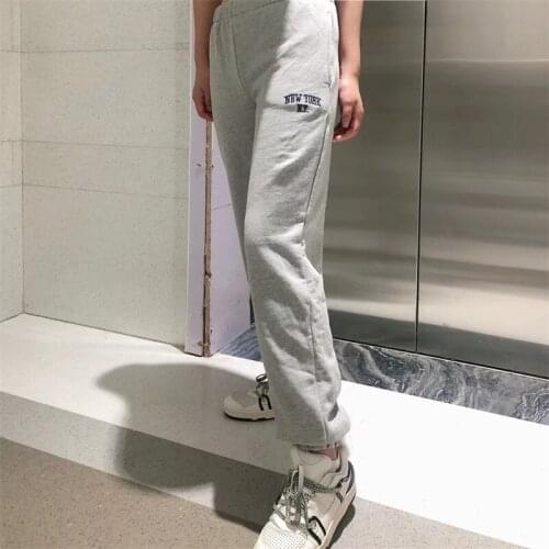 UNUTH Girls Streetwear Cotton Harem Pants 2020 Autumn Fashion Ladies Vintage Trousers Women Chic