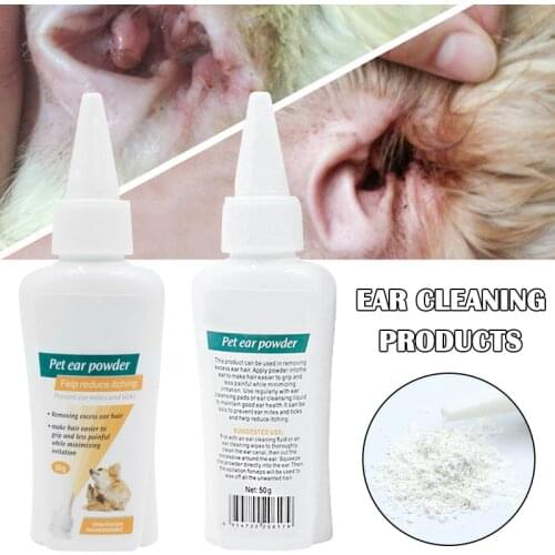 50g Pull Ear Powder Dog Plucking Powder Pet Ear Cleaning Supplies Home Accessories