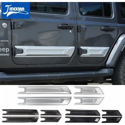 Car Door Anti-Scratch Guard Plate Decoration Cover for Jeep Wrangler JL for Gladiator JT 2018 2019 2021 2020 2021 Accessories
