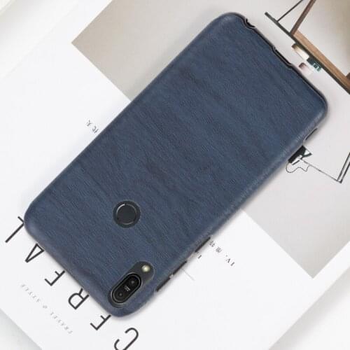 Wood grain Leather Phone Case For Asus Zenfone Max Plus M2 ZB634KL Soft Silicone Case For Max Shot ZB634KL Protective Back Shell