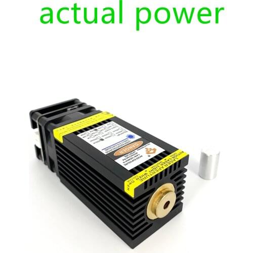 Actual power cnc15W 33mm laser head. 15W 40mm blue laser module Can engrave stainless steel. Can cut 5mm light wood with PWM/TTL