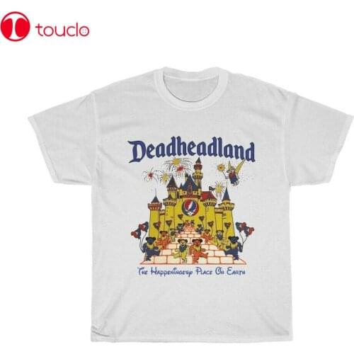Deadheadland Grateful Dead John Mayer T-Shirt White Regular Size S-3Xl