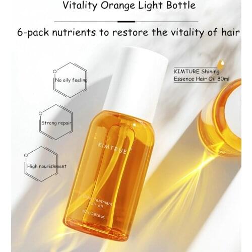 KIMTRUE Ultra Treatment Shining Haircare Essential Oil Vitality Orange Bottle Hair Fragrance 80ml SPA Effect Produced by KT Lab