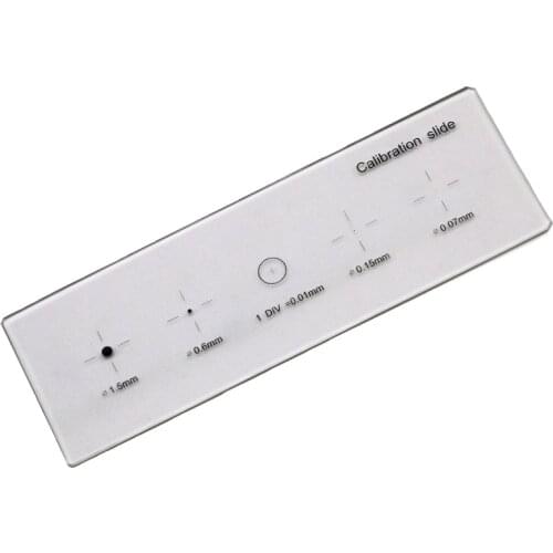 Microscope Slides Optical Glass Plate Reticle Accurate Calibration Slide Stage Micrometer