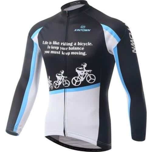 Autumn Cycling Jersey Xintown Mens Bike Jersey Rops Maillot Ciclismo Long Sleeve Cycling Clothing Team Bicycle Wear Clothes