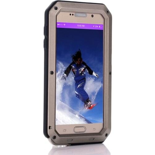 Dropproof Waterproof Hard Shell Durable 3-Layer Protection Cover Cases For Samsung S5 Note 5 Phone Abrasion Protection