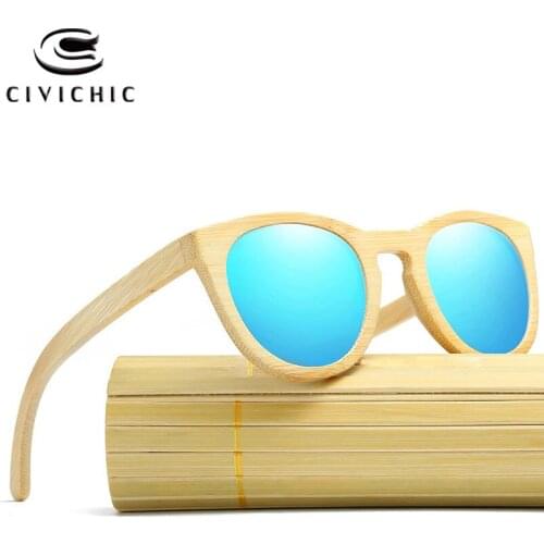 Chic Polarized Sunglasses Women Wood Eyewear Retro Cat Eye Glasses UV400 Driving Fishing Oculos Bamboo Gafas De Sol Mujer KD026