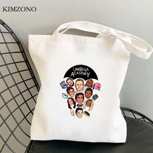 The Umbrella Academy shopping bag grocery cotton bolsa shopper shopping bolso bag woven ecobag reciclaje bolsa compra sac toile