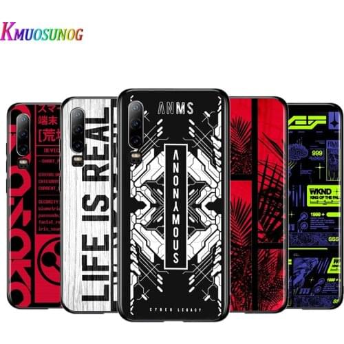 Trend Fashion Logo Silicone Cover For Huawei P40 P30 P20 Pro P10 P9 P8 Lite E Plus 2019 2017 5G Black Soft Phone Case