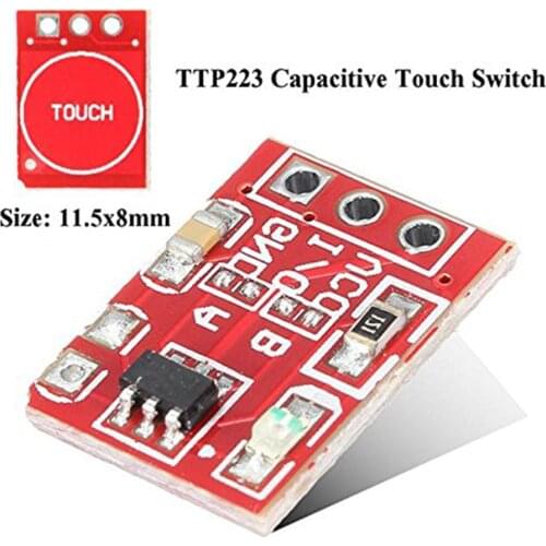 TTP223 Touch Key Switch Module Touch Button Capacitive Switches Self-Locking/No-Locking Capacitive Touch Switches