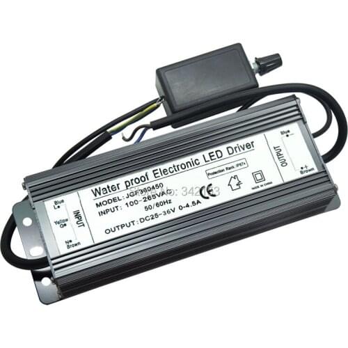IP67 Waterproof 150W Dimmable Dimming Electronic LED Driver DC25V-36V 0-4.5A Power Supply Converter Led Lighting Transformers
