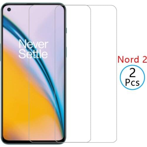 Protective tempered glass for oneplus nord 2 5g screen protector on one plus nord2 6.43 safety film oneplusnord2 omeplus onepls