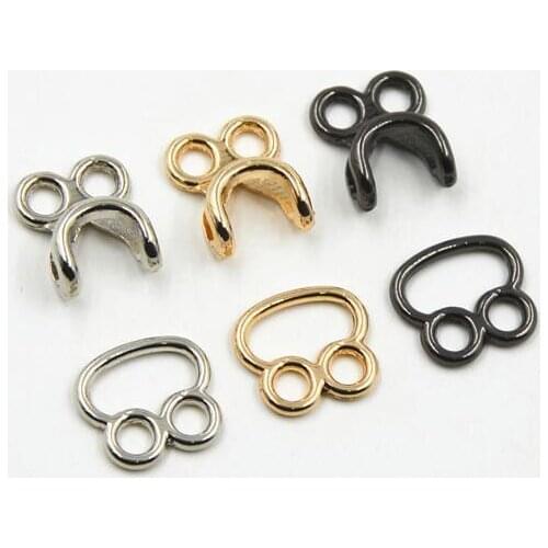 10pcs 18mm mink coat buckle on the buckle of high-grade metal buckle hook and eye contact gold sweater fur buckle hooks