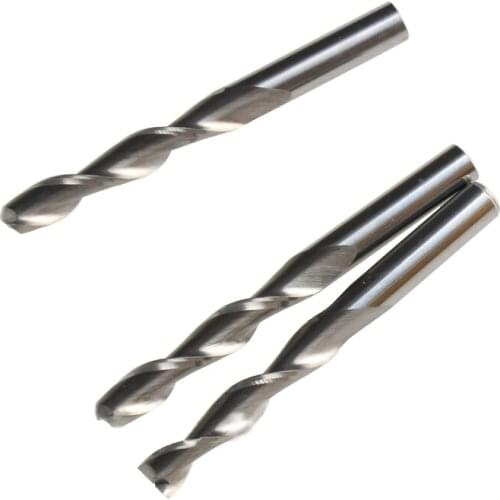 3pcs Shank 6mm x32mm Two Flutes Carbide CNC Millinging Tool Spiral Milling Cutter Wooden Cutters CNC Tools Kit
