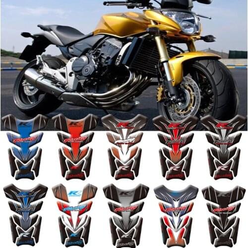 Motorcycle 3D Fuel Tank Pad Protective Stickers Decals For Honda Hornet CB600F CB900F CB1000R 1998-2013 Decals