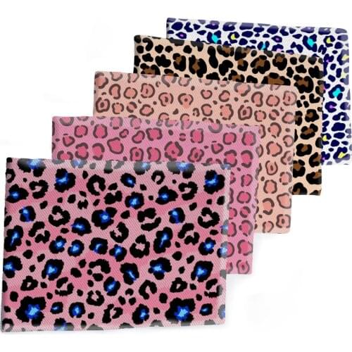 50*145CM Leopard Print Fabric Printed Polyester Cotton Twill Fabric Patchwor Printed