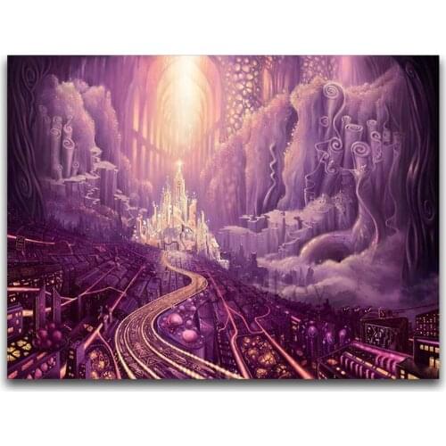 Diamond Painting Cityscape abstract 5d Diy Diamond Embroidery full Mosaic Picture Of Rhinestone Cross Stitch Kits decorZP-3780