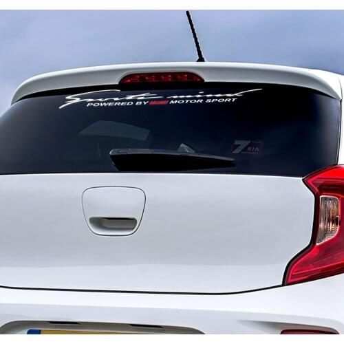 Car Front Rear Windshield Stickers For Mitsubishi Ralliart Outlander 3 Lancer 10 3 9 EX ASX L200 Carisma Colt Pajero Accessories