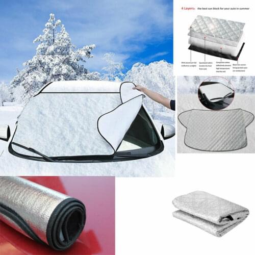 Car Windscreen Cover Snow Frost Ice Winter Sun Shade Dust Protector Shield