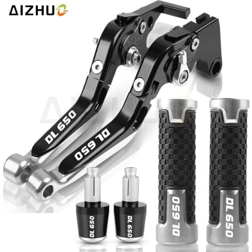 CNC Brake Clutch Levers FOR SUZUKI DL 650 DL650 V-STROM Vstrom 2011-2018 Motorcycle Handlebar Knobs Handle Hand Grips End VSTROM