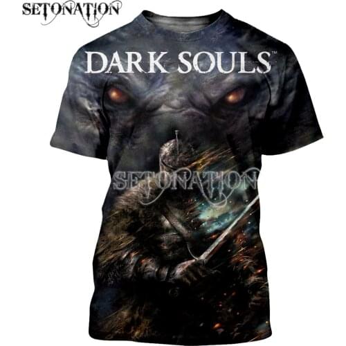 Dark Souls men/women New fashion cool 3D printed t-shirts casual Harajuku style tshirt streetwear tops dropshipping