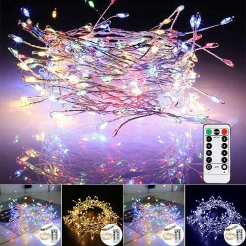 8 Modes Fairy LED String Lights 3/5M USB Waterproof Copper Wire Garland Party Christmas Wedding Bedroom outdoor Decortion