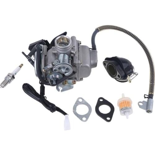 PD24J Carburetor for 4- Stroke GY6 125cc 150cc 152QMI 157QMJ Engine Scooter ATV Go Kart Kazuma Baja Kymco Taotao SunL Tank