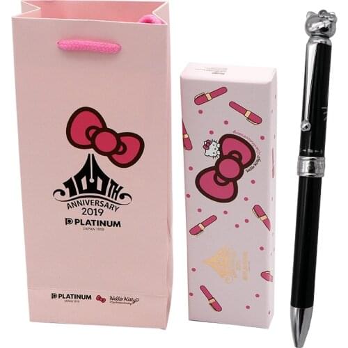 Kawaii Platinum Multipurpose Pen Hellokitty Automatic Pencil Ball Pen MWB-10000SKT Lovely For Kids Stationery for School 2020