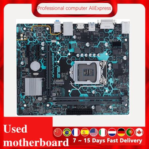 For Asus B360M-KYLIN Original Used Desktop Intel B360 B360M DDR4 Motherboard LGA 1151 i7/i5/i3 USB3.0 SATA3